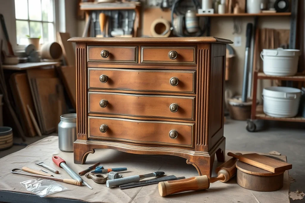 Beginner Chalk Paint Effects On Furniture