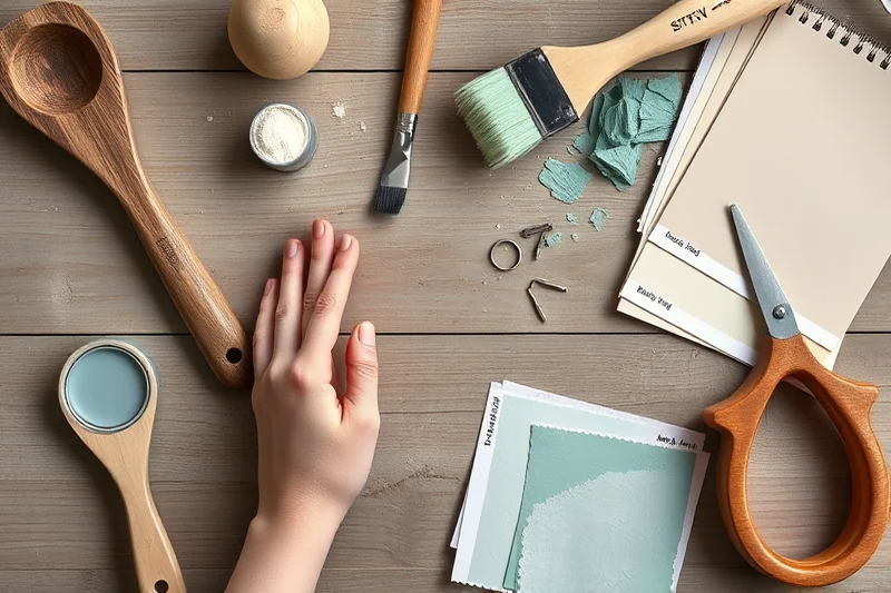 easy chalk paint techniques step — Easy Chalk Paint Techniques Step (the finished result)