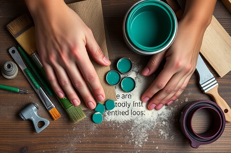 quick chalk paint techniques color — Quick Chalk Paint Techniques Color (the finished result)