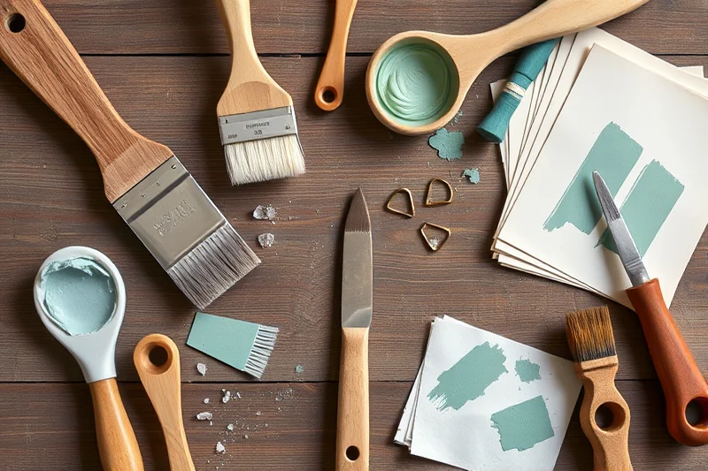 quick chalk paint techniques tools — Quick Chalk Paint Techniques Tools (the finished result)