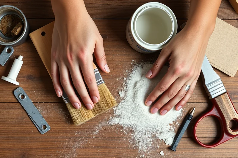 simple chalk paint techniques step — Simple Chalk Paint Techniques Step (the finished result)