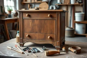 Chalk Paint Effects On Wood Without Tools