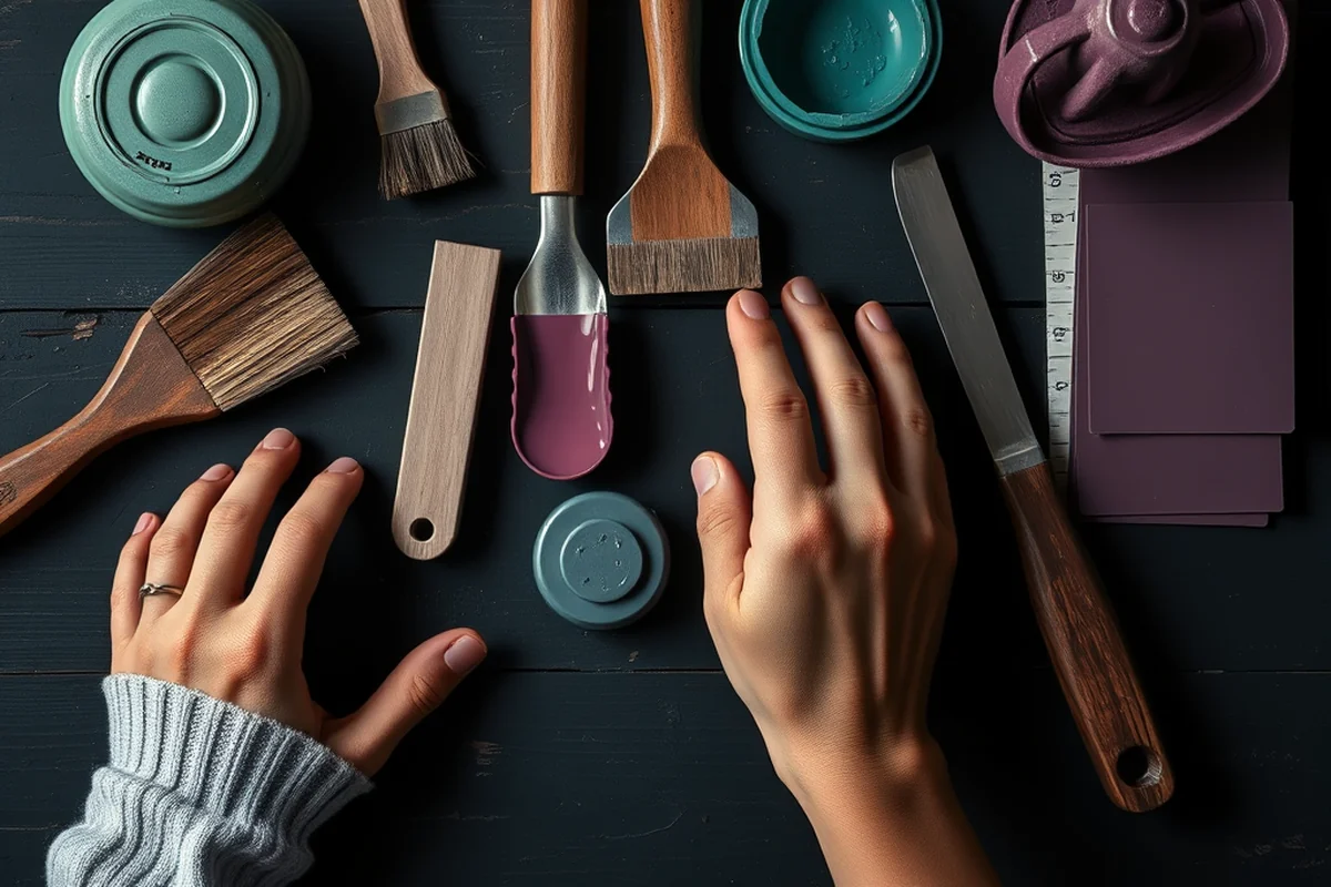chalk paint techniques color checklist — Chalk Paint Techniques Color Checklist (the finished result)