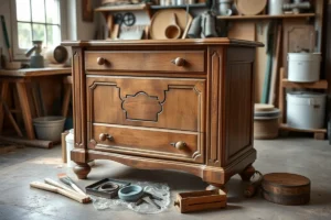 Cheap Chalk Paint And Wax Technique