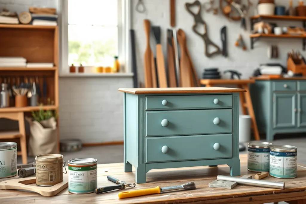 Small Chalk Paint Finishing Techniques
