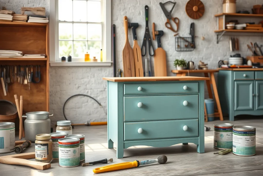Chalk Paint Effects On Furniture