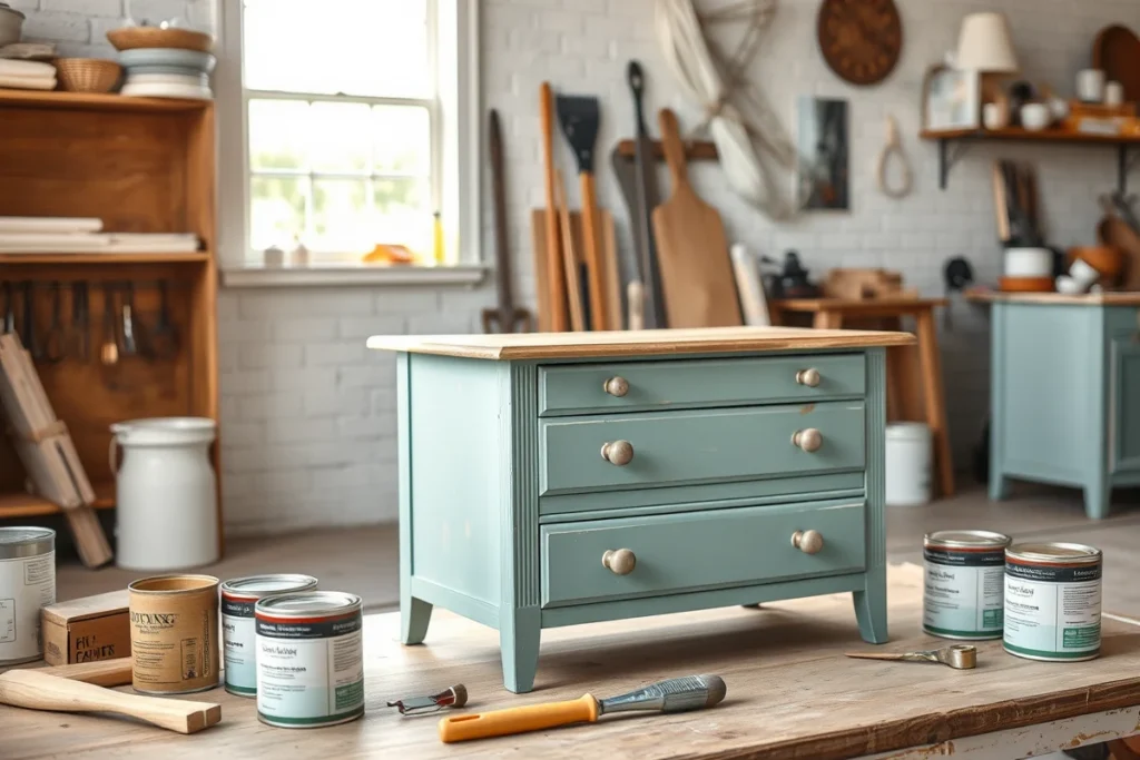 Chalk Paint Glaze Technique