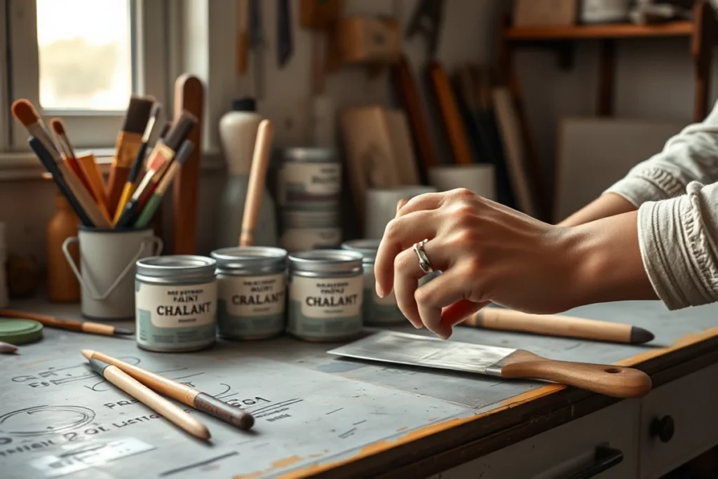 Easy Chalk Paint Techniques After